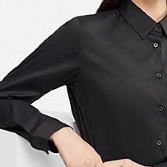 macys womens black tops